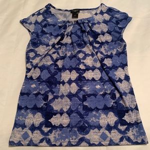 Ann Taylor blue and white